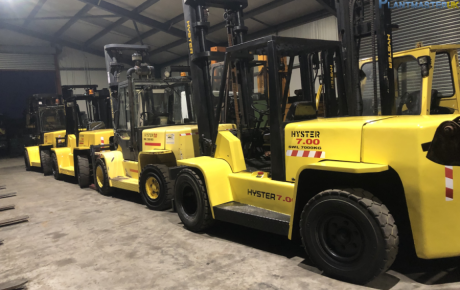 What is the most commonly used forklift in the uk?