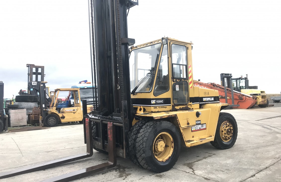 CAT V200 C diesel 10 ton forklift for sale on Plantmaster UK