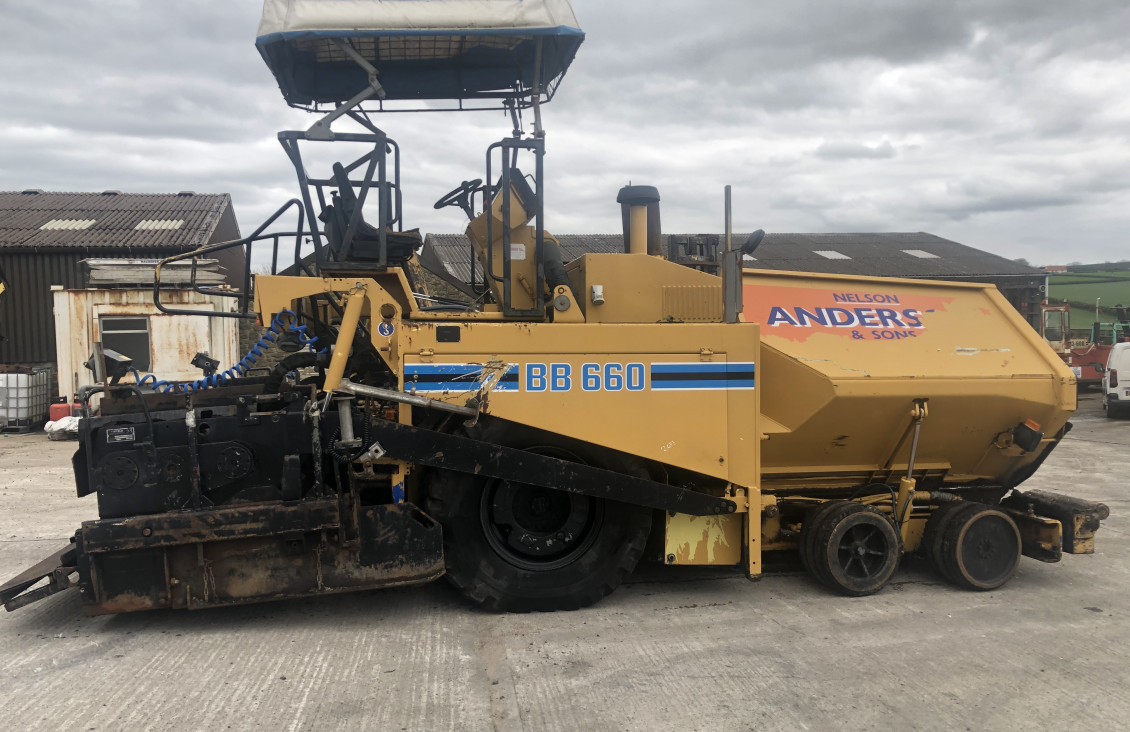 Bitelli BB660 asphalt tarmac paver for sale on Plantmaster UK