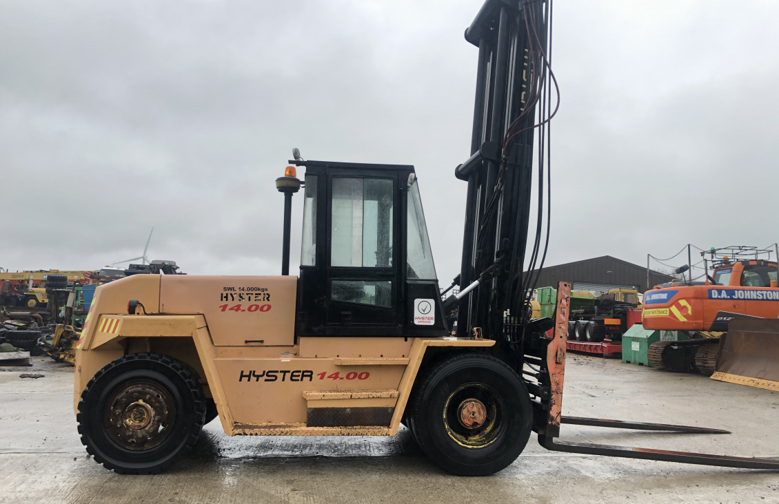 Hyster H14.00XL diesel forklift for sale on Plantmaster UK