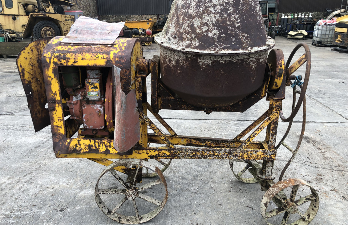Used Benford towable cement mixer for sale on Plantmaster UK