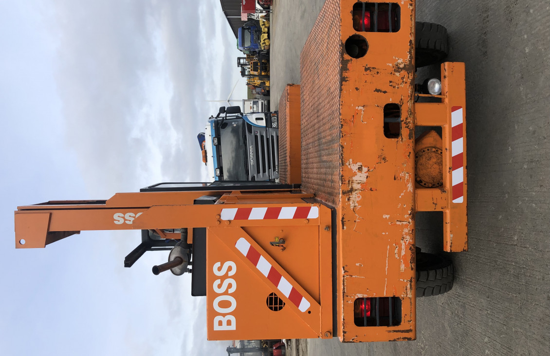 Used BOSS 556  5 ton Sideloader forklift for sale on Plantmaster UK