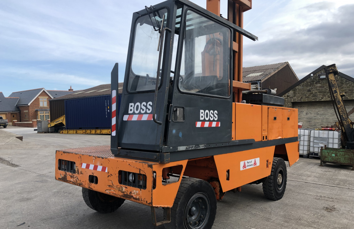 BOSS 556  5 ton Sideloader forklift for sale on Plantmaster UK