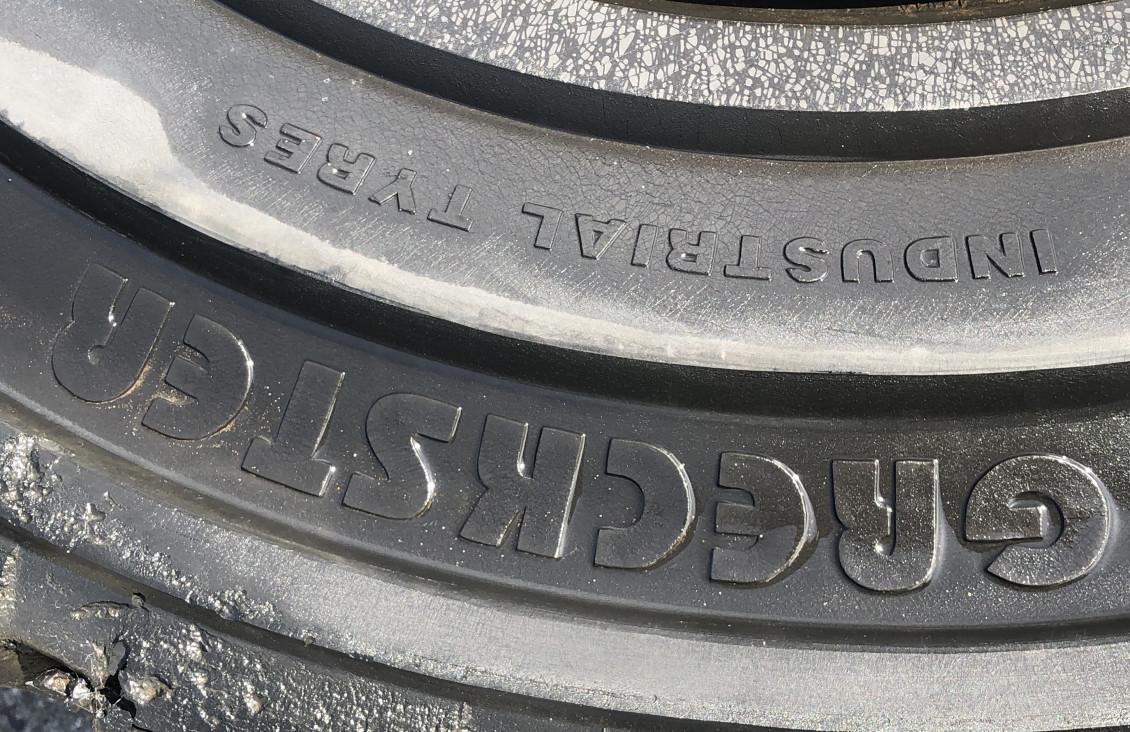 1400-24 solid wheels and tyres for sale on Plantmaster UK County Durham England United Kingdom