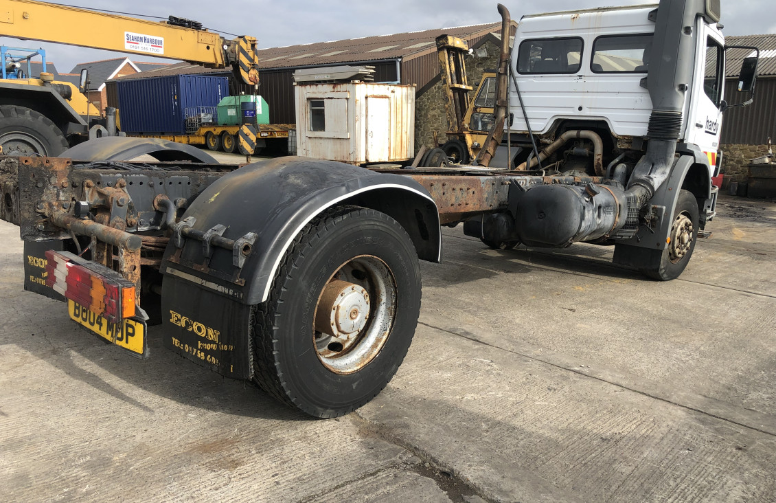 Mercedes 1823 Atego cab and chassis for sale on Plantmaster UK