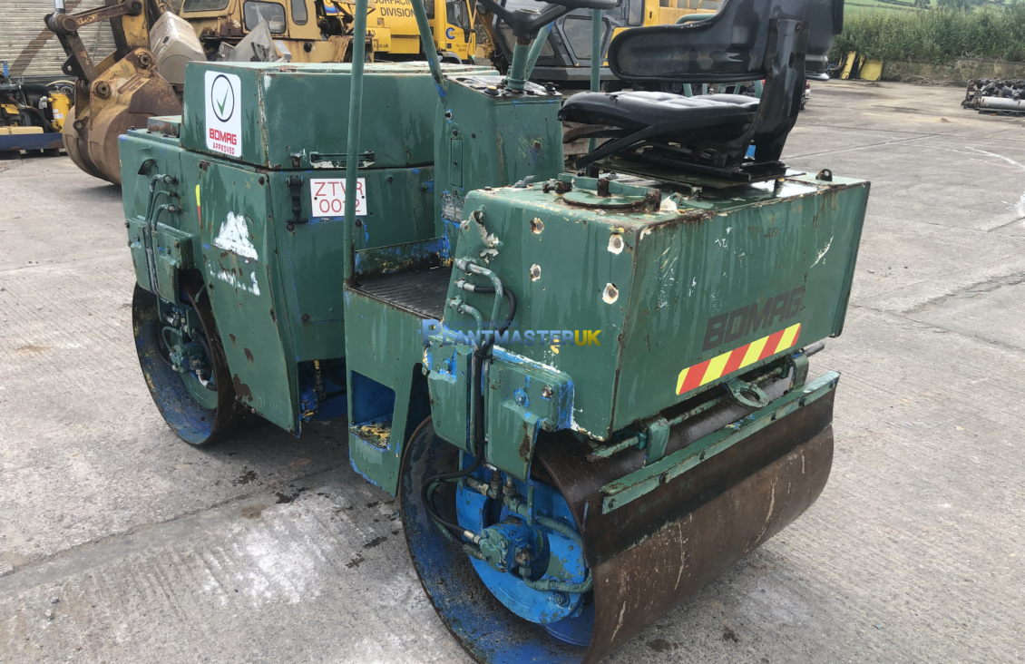 Bomag BW100AD double drum Vibraiting roller for sale on Plantmaster UK County Durham England United Kingdom