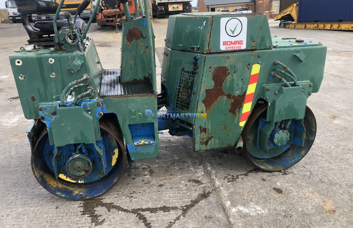 Bomag BW100AD double drum Vibraiting roller for sale on Plantmaster UK County Durham England United Kingdom