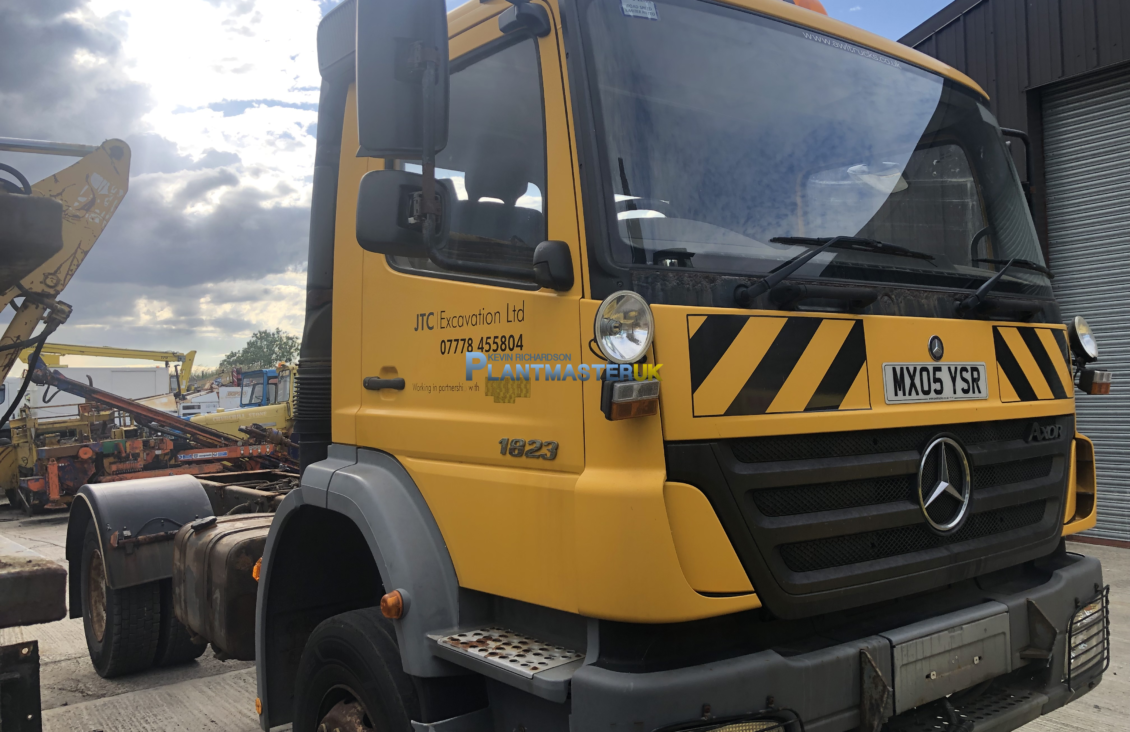 Mercedes 1823 Axor 18 ton cab and chassis for sale on Plantmaster UK