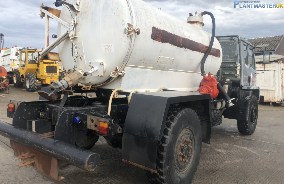 DAF T45 ,4×4 water bowser truck for sale on Plantmaster UK County Durham England United Kingdom