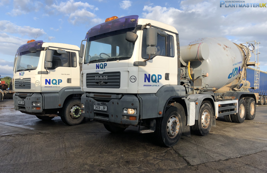 MAN 32-400 8×4 Cement Mixer Truck for sale on Plantmaster UK