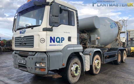 MAN 32-400 8×4 Cement Mixer Truck for sale on Plantmaster UK