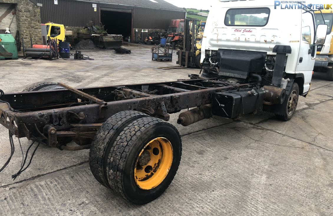 Isuzu NQR 7.5 ton cab and chassis for sale on Plantmaster UK