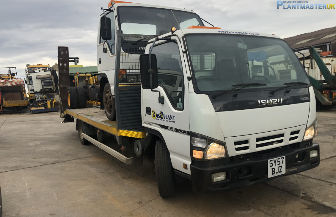 Isuzu NQR 7.5 ton cab and chassis for sale on Plantmaster UK