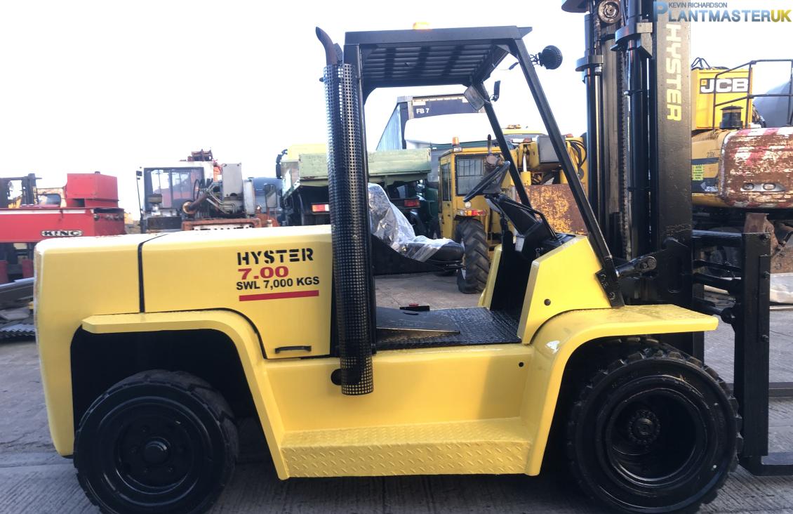Hyster H7.00XL 7 ton diesel forklift for sale on Plantmaster UK
