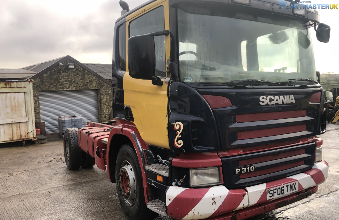 Scania P310 cab and chassis for sale on Plantmaster UK