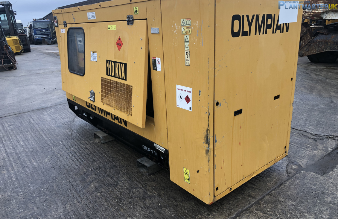 CAT Olympian 100 kva super silent Generator for sale on Plantmaster UK
