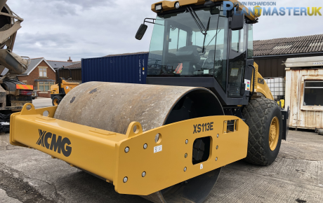 XCMG XS113E single drum Vibraiting roller for sale on Plantmaster UK