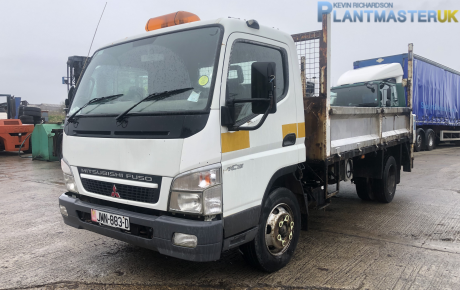 Mitsubishi Canter 7C15 (7.5 ton )tipper truck for sale on Plantmaster UK