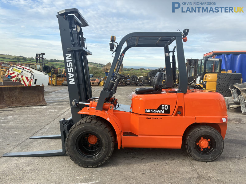 6Ton Diesel Forklift Nissan FD60for sale on Plantmaster UK
