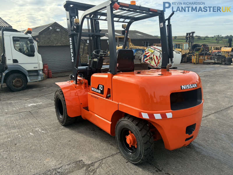 6Ton Diesel Forklift Nissan FD60for sale on Plantmaster UK