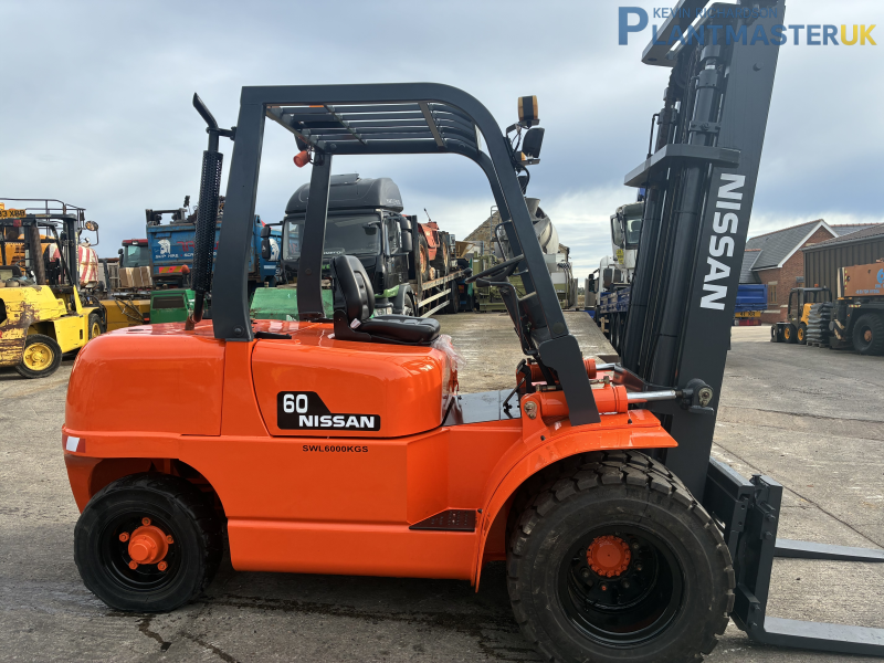 6Ton Diesel Forklift Nissan FD60for sale on Plantmaster UK