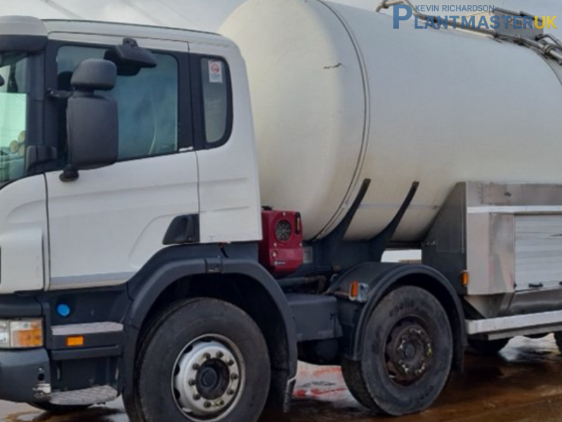 Scania P340, 8×2 stainless stainless steel milk t