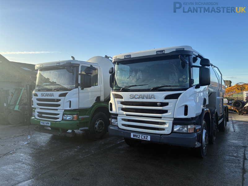 Scania P340, 8×2 stainless stainless steel milk tankerfor sale on Plantmaster UK