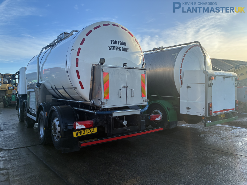 Scania P340, 8×2 stainless stainless steel milk tankerfor sale on Plantmaster UK