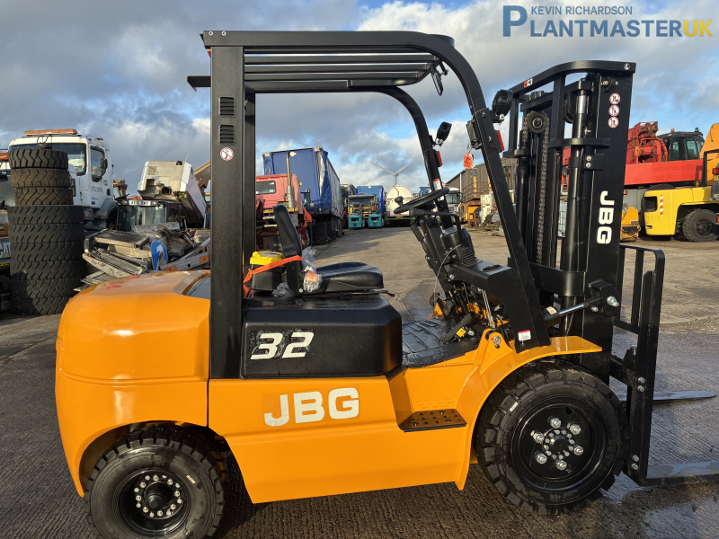 JBG 3.2 Ton Diesel Forklift choice of 6 units availablfor sale on Plantmaster UK