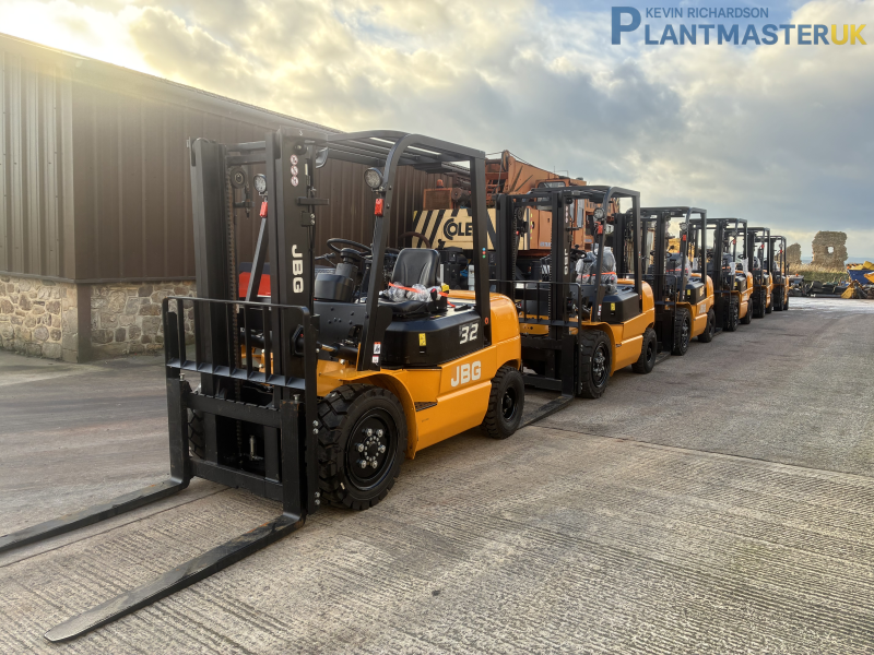 JBG 3.2 ton diesel forklift choice of 6 units availabl