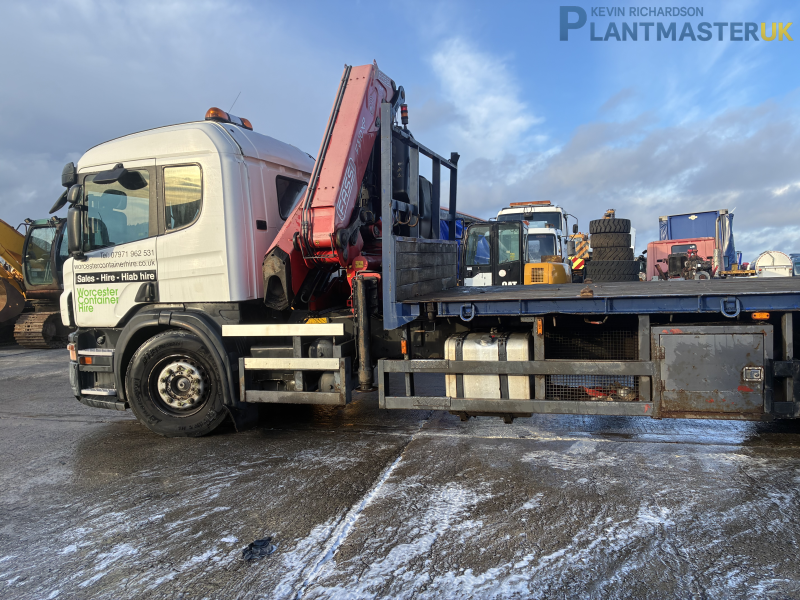 Scania P310 6×2 Fassi Crane Truckfor sale on Plantmaster UK